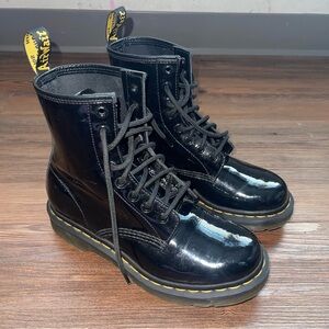 Dr. Martens Black Lace-Up Boots
